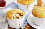 British Chicken Leek And Mushroom Pot Pies Recipe Drink