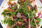 British Salad Of Chicken Livers Pomegranate And Hazelnuts Recipe Appetizer