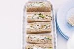 British Chicken And Almond Ribbon Sandwiches Recipe Appetizer