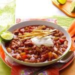 American Slow Cooker Lime Chicken Chili Dinner