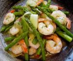 American Asparagus Prawn and Dill Salad Appetizer