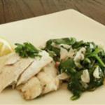 British Red Snapper with Spinach - Candida Diet Appetizer