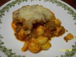 American Cheesy Cheddar Mock Lasagna Dinner