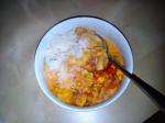 Indian Cauliflower Curry With Chicken Dinner