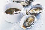 British Pacific Oysters With Soy and Sesame Dressing Recipe Dinner
