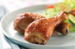 British Sticky Chicken Drumsticks Recipe Appetizer