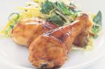 British Sticky Drumsticks With Tangy Slaw Recipe Dinner