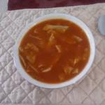 Chilean Tortilla Soup with Chipotle Appetizer