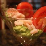 Copa of Shrimp with Avocado and Grapefruit recipe