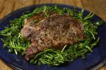 Peppered Ribeye Steaks With Watercress Recipe recipe