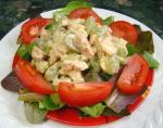 American Crunchy Lowfat Summer Chicken Salad Dinner