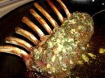 American Mint Glazed Rack of Lamb for One Appetizer