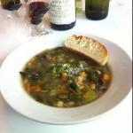 American Lettuce Minestrone a La Genovese Appetizer