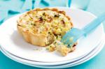 British Vegetable And Bacon Quiches Recipe Appetizer