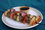 American Ginger Beef and Pineapple Skewers BBQ Grill