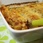 American Gratin of Endives to Salmon Appetizer