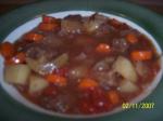 American Amish Country Stew Dinner