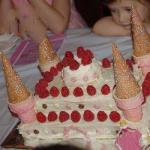 Canadian Birthday Cake castle for a Little Princess Dessert