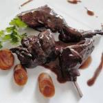 Canadian Rabbit in Cocoa Sauce Appetizer