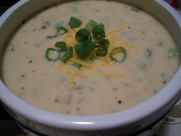 American Hard Rock Cafe Baked Potato Soup 4 Dinner