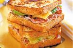 American Superspecial Toasted Ham And Cheese Sandwiches Recipe Appetizer