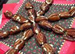 American Dates Stuffed with Cream Cheese and Pecans Appetizer