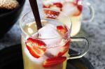 American Nashi Tea With Strawberries Recipe Dessert