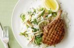 American Pork Cutlets With Apple and Fennel Slaw Recipe Dinner