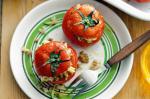 American Stuffed Rice And Lentil Tomatoes Recipe Appetizer