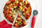 American Vegetarian Pan Pizza Recipe Appetizer