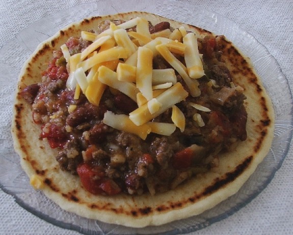 Indian Indian Tacos and Fry Bread Appetizer