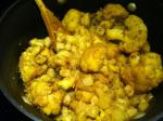 Indian Aloo Gobi  Cauliflower and Potatoes Appetizer