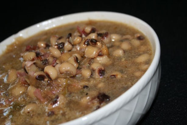 American Spicy Ham Hocks and Blackeyed Peas Dinner