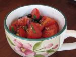 American Black Beans and Tomatoes in Balsamic Appetizer