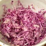 French Apples Red Cabbage Salad Appetizer