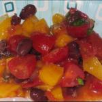 American Black Bean Mango and Tomato Salsa Dinner