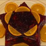 American Festive Cranberry-orange Relish Mold Dessert