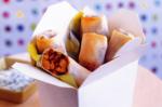 American Red Curry Spring Rolls With Minted Yoghurt Recipe Appetizer