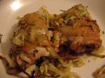 American Baked Chicken with Onions Garlic  Rosemary Dinner