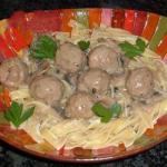 German Konigsberger Klopse from Mixed Minced Meat Appetizer