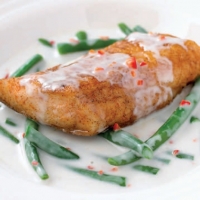 Thai Spiced Haddock with Coconut Chile and Lime Appetizer