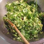 American Rose Cabbage Salad with Almonds and Cranberries Dessert