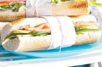 American Smoked Trout Baguette With Capers And Herb Cream Cheese Recipe Appetizer