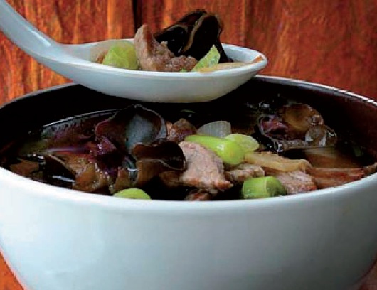 Chinese Pork and Wood Ears Soup with Ginger Soup