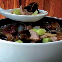 Pork and Wood Ears Soup with Ginger recipe