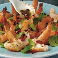 Chinese Steamed Prawns in Mixed Bean Sauce Dinner