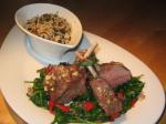 Canadian Lamb Chops With Red Wine and Rosemary Sauce Appetizer