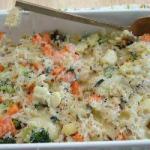 Arroz De Forno baked Rice with Vegetables on Brazilian Art recipe