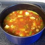 Mexican Green Chili Stew caldillo Soup