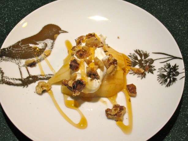 Greek William Sonomas Greek Yogurt With Pears and Honey Dessert